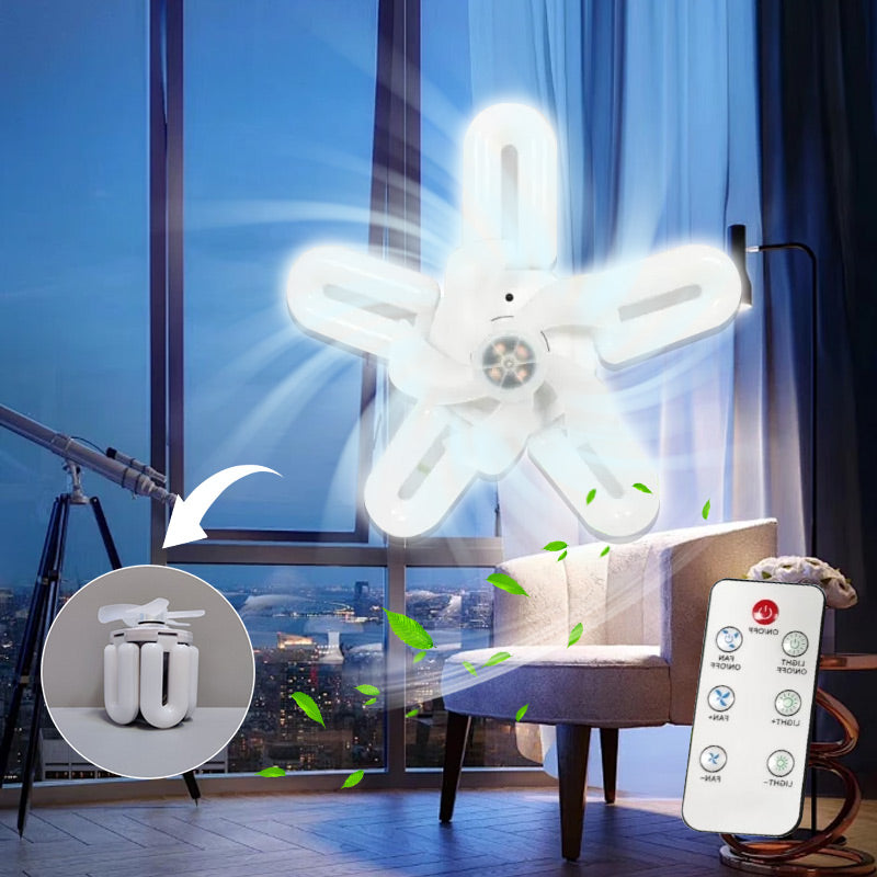 🔥Varm försäljning🔥 Vikbar kreativ fläktlampa