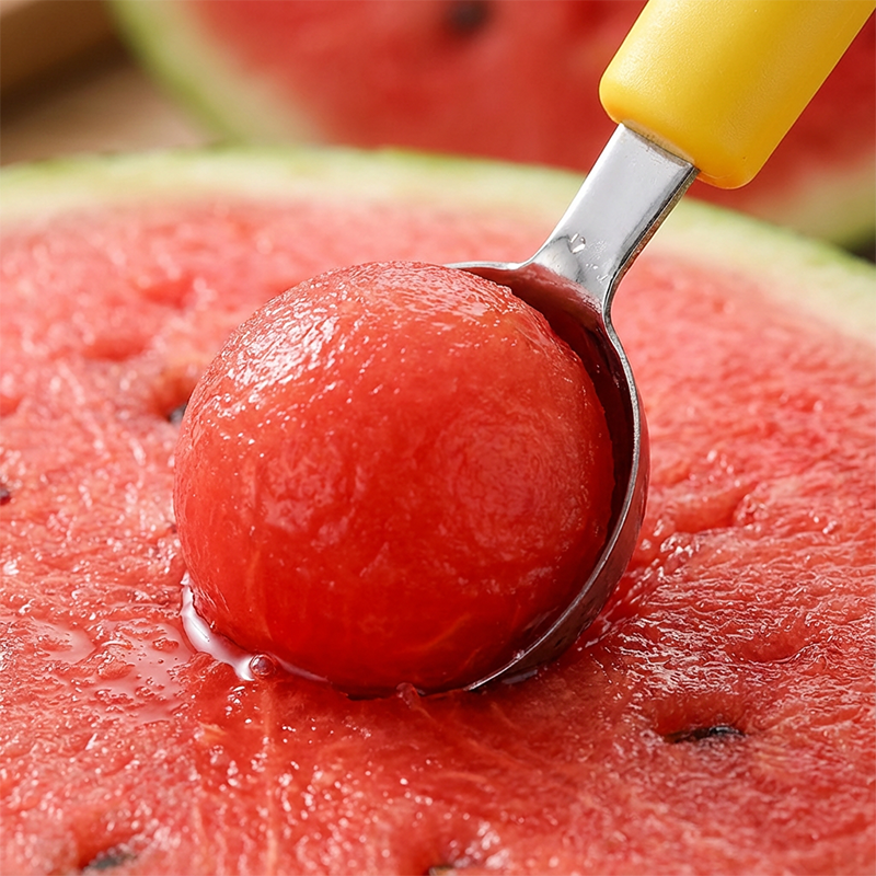 Multifunktionellt set med frukt- och melonkulskopa