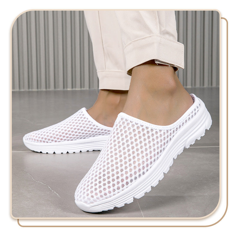 👟  Avslappnade & Bekväma Tofflor i Ventilerande Mesh – Svala & Fräscha – Perfekt för Inomhus & Utomhus ☀️