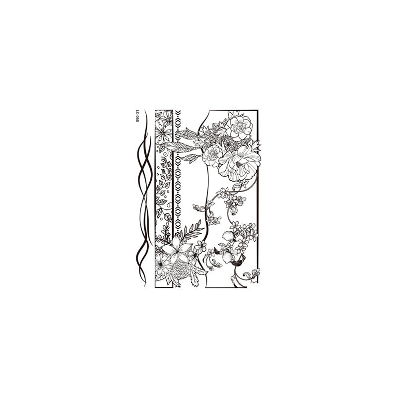Vattentålig Tillfällig Armband Tatueringsdekoration