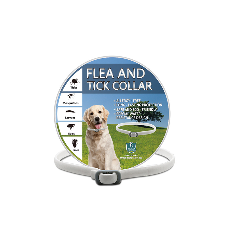 Halsband med naturliga eteriska oljor som avskräcker skadedjur hos husdjur