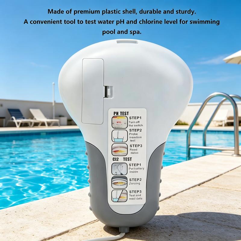 🔬💧 pH- och Cl2-klortestare – 50 % RABATT! Exakt mätning av pH och klor i poolen – enkel, snabb och pålitlig. 🔥🏊