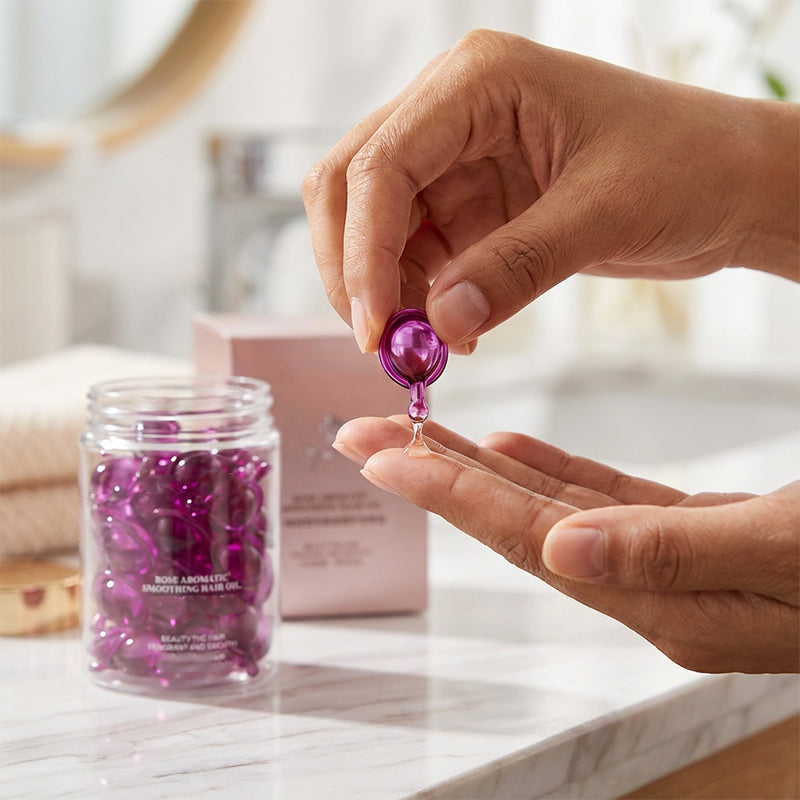 🌿 Eterisk hårolja & djupvårdande hårinpackning – mot torrt, frissigt hår ✨