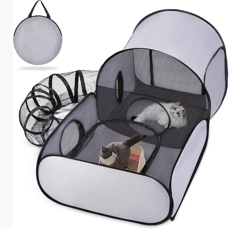 🔥50% RABATT på utvalda produkter🎉🐾🏠Stor kattunnel för lek och avkoppling