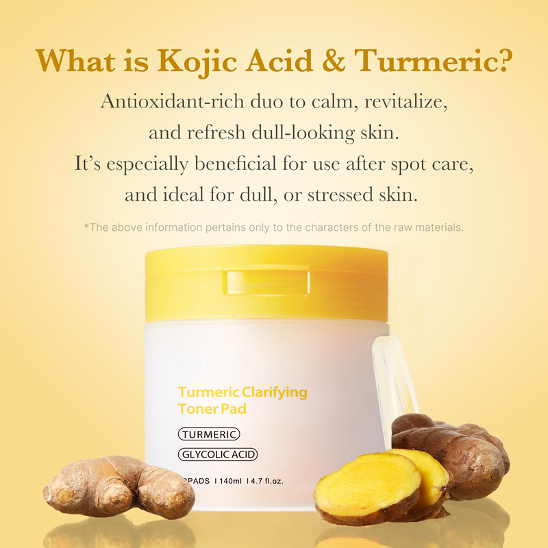 ✨ 50% RABATT NU! Kojic Acid Turmeric Brightening Serum – ljusnar, lugnar, jämnar ut hudtonen & stärker fuktbarriären 🌿💛