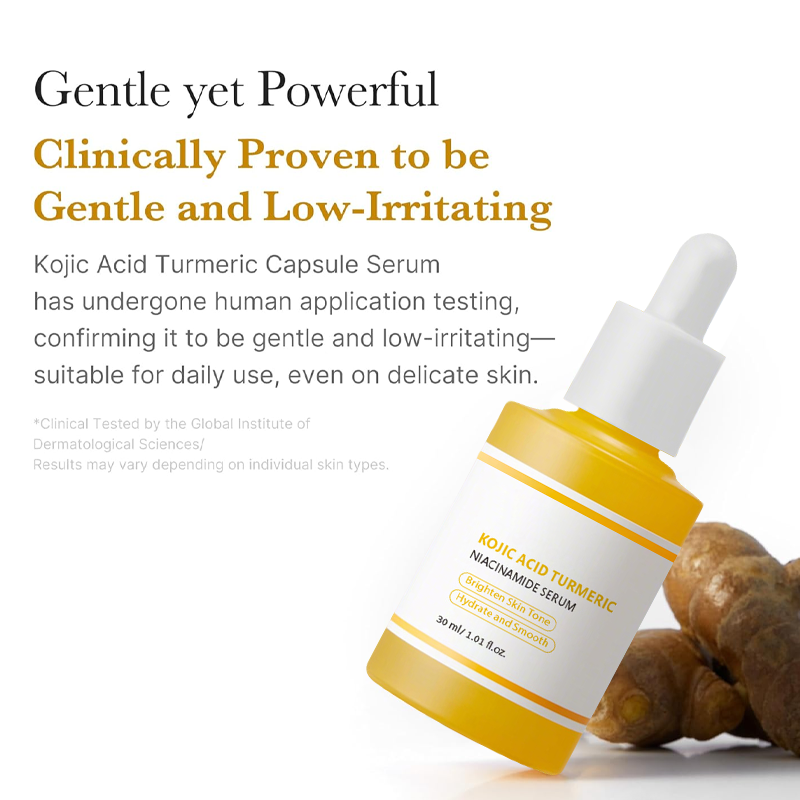 ✨ 50% RABATT NU! Kojic Acid Turmeric Brightening Serum – ljusnar, lugnar, jämnar ut hudtonen & stärker fuktbarriären 🌿💛