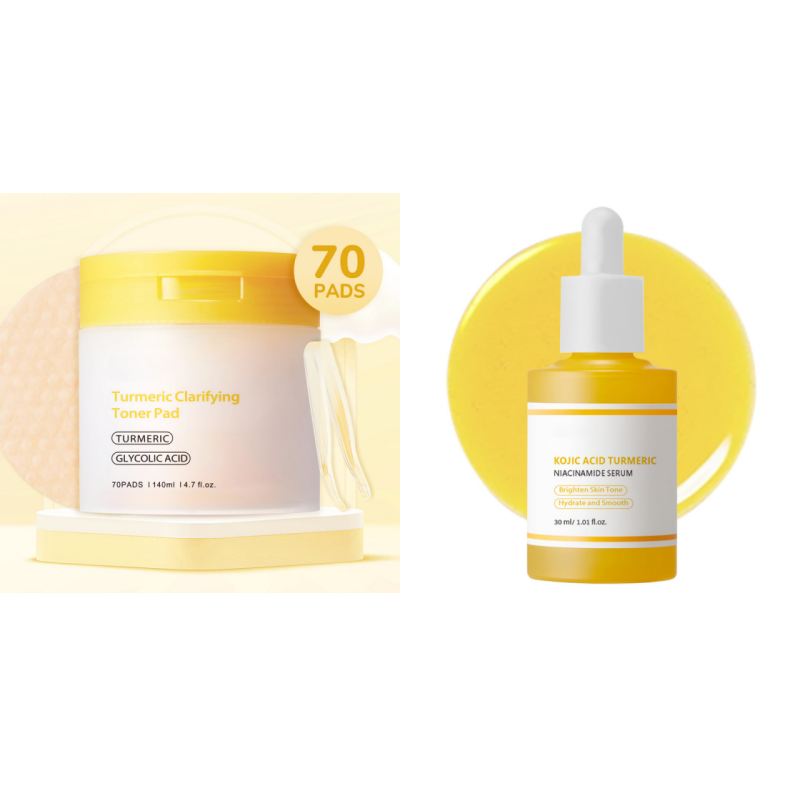 ✨ 50% RABATT NU! Kojic Acid Turmeric Brightening Serum – ljusnar, lugnar, jämnar ut hudtonen & stärker fuktbarriären 🌿💛