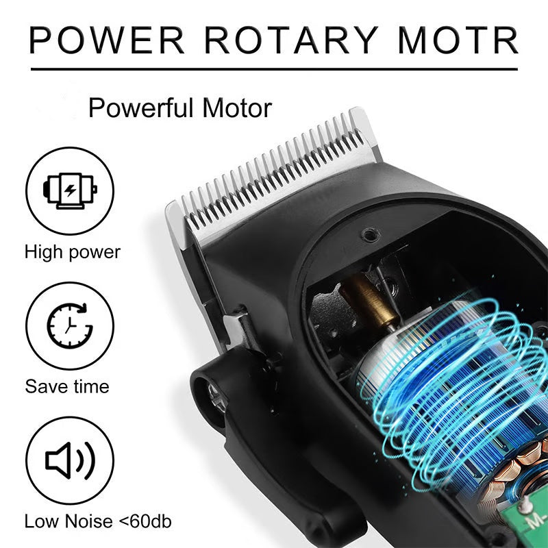 📢📢40% RABAT!! ⏰Holdbart og skarpt elektrisk hårklippersæt