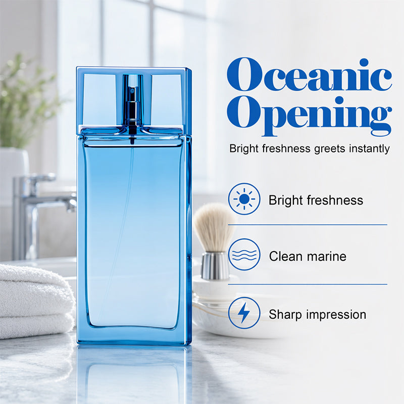 💗SISTA DAGEN: 50 % RABATT⚡ÖVER 50 000 SÅLDA💕Eau de Parfum för män 90 ml | Långvarig frisk citrus- och havsdoft | Arabisk lyxdoft för honom | Perfekt parfympresent till män | Maskulin doft för vardagen