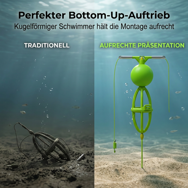 Trasselfritt bottenmetessystem med foderkorg