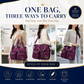 👜 50% RABATT NU! Stor vattentät tygväska för kvinnor – rymlig, tre bärsätt & smart fickorganisation – perfekt för jobb, resor & vardag 🧳✨