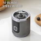 🥤⚡ NU: 50 % RABATT UNDER BEGRÄNSAD TID – Trådlös bärbar mixer med 10 blad – Krossar is & fryst frukt – Höghastighetsmotor – USB-uppladdningsbar – Enknappsanvändning – För smoothies & juice 🍓🧊✨