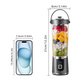 🥤⚡ NU: 50 % RABATT UNDER BEGRÄNSAD TID – Trådlös bärbar mixer med 10 blad – Krossar is & fryst frukt – Höghastighetsmotor – USB-uppladdningsbar – Enknappsanvändning – För smoothies & juice 🍓🧊✨