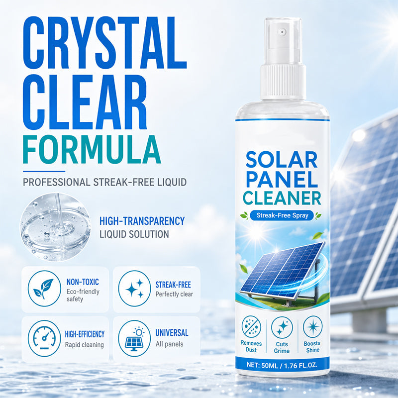 🛒 50% RABATT NU! ☀️ Avancerad rengöringsspray för solpaneler – Effektiv borttagning av smuts & bättre energiutbyte – Lättanvänd utomhusprodukt 💧