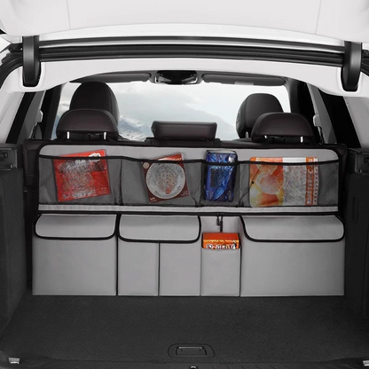 🚗 50 % RABATT NU! 📦 Hängande förvaringsväska för bagageutrymmet – rymlig, platsbesparande och i slitstarkt Oxfordtyg 🛡️