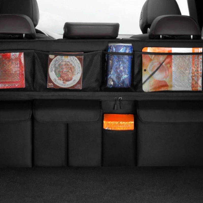 🚗 50 % RABATT NU! 📦 Hängande förvaringsväska för bagageutrymmet – rymlig, platsbesparande och i slitstarkt Oxfordtyg 🛡️