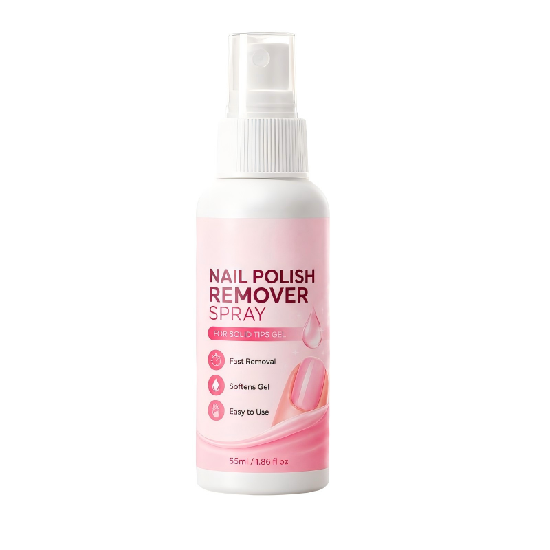 Spray för upplösning och borttagning av nagellack