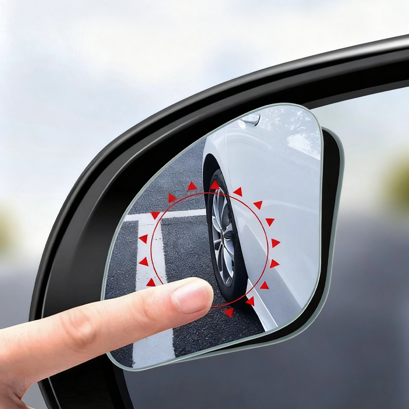2 st hjärtformade dödvinkelspeglar för bilen