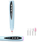 💅✨ 2-i-1 elektrisk nagelfil med UV-lampa – portabel & sladdlös