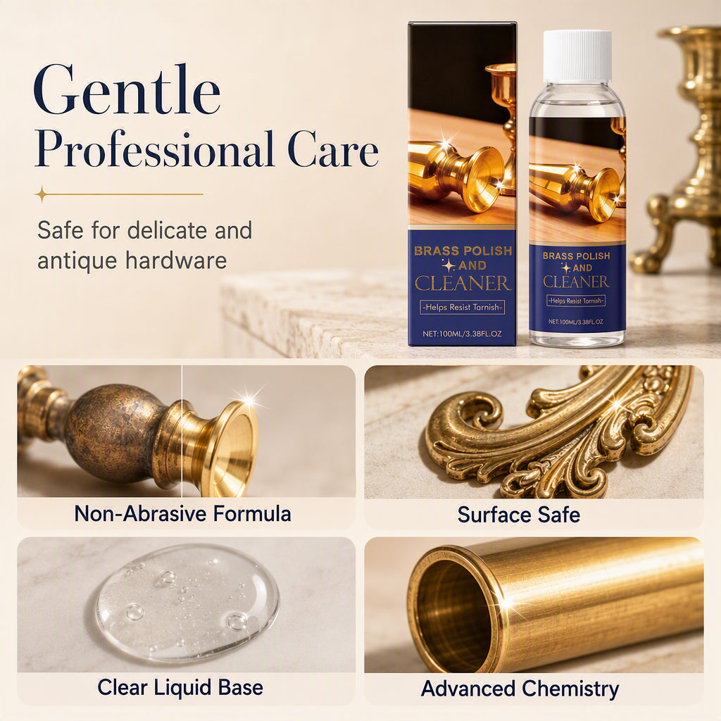 ✨ 50% RABATT NU! Mässingsputsmedel & rengöringsmedel  – tar bort oxidation, missfärgning & avlagringar – perfekt för mässingsbeslag, kopparkärl och dekorativa föremål 🏺✨
