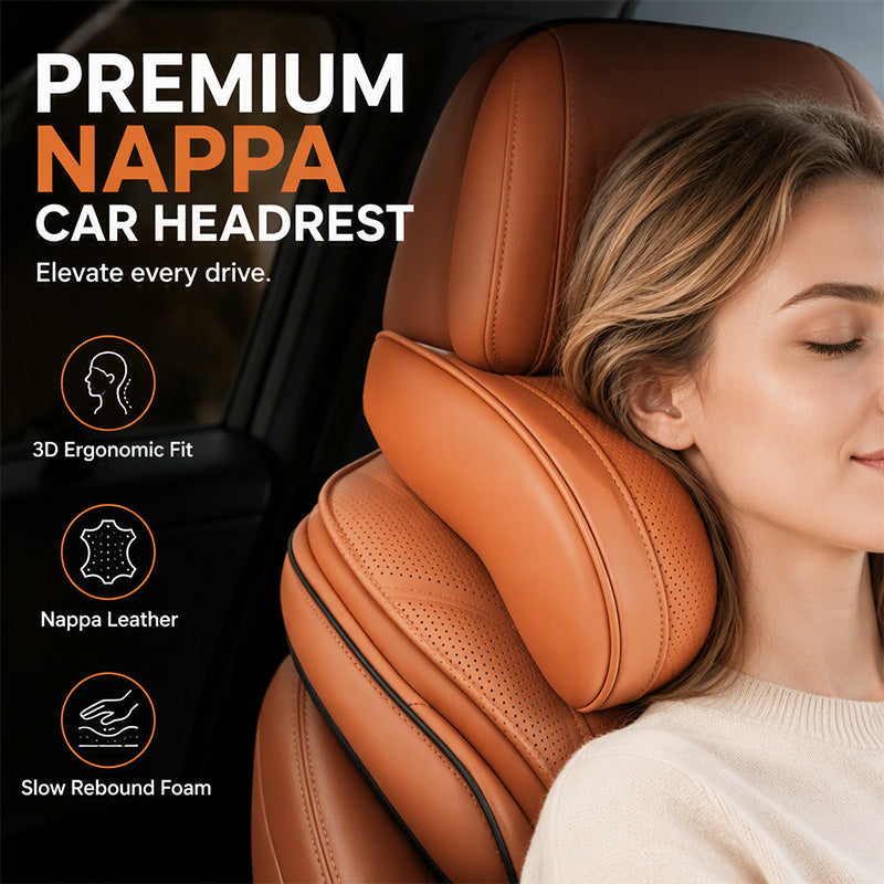 🚗💤 Minska trötthet under körning! Universell nackkudde i minnesskum för bil – ergonomiskt nackstöd för långa bilresor