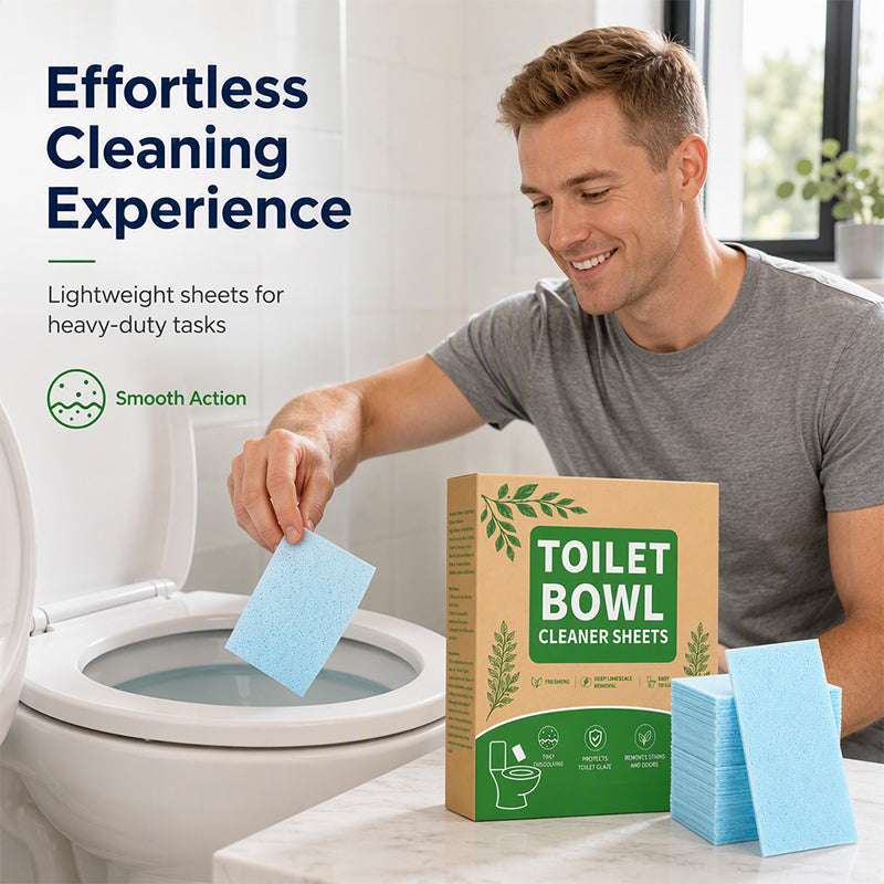 🚽 50 % RABATT NU! ✨ Snabblösliga rengöringsark för toaletten – fräscht, enkelt och effektivt 💧