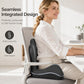 🪑 56% RABATT NU! ✨ Ergonomisk sittdyna i memoryskum med ryggstöd – bekväm och stödjande för hemmet, kontoret och bilen 💺🛡️