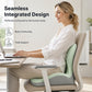 🪑 56% RABATT NU! ✨ Ergonomisk sittdyna i memoryskum med ryggstöd – bekväm och stödjande för hemmet, kontoret och bilen 💺🛡️