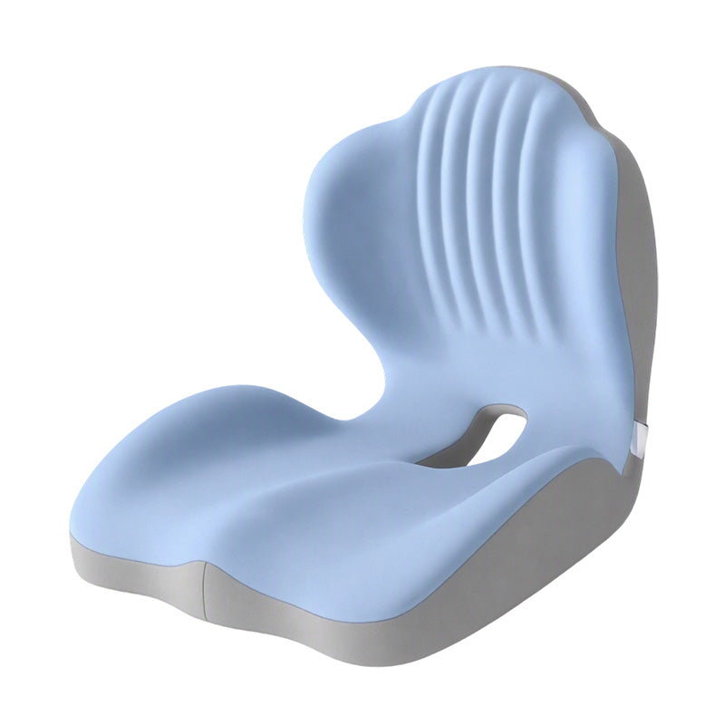 🪑 56% RABATT NU! ✨ Ergonomisk sittdyna i memoryskum med ryggstöd – bekväm och stödjande för hemmet, kontoret och bilen 💺🛡️