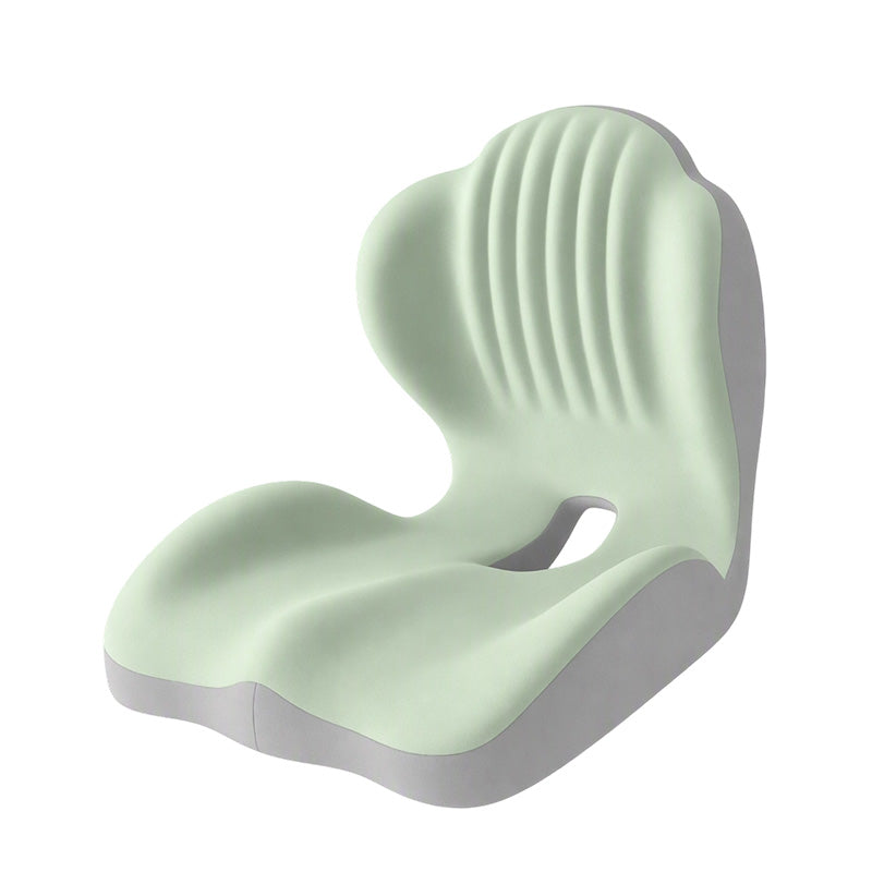 🪑 56% RABATT NU! ✨ Ergonomisk sittdyna i memoryskum med ryggstöd – bekväm och stödjande för hemmet, kontoret och bilen 💺🛡️