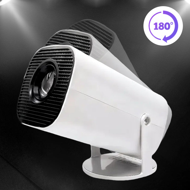 🎬 Äkta 1080P WiFi-projektor för filmkvällar hemma