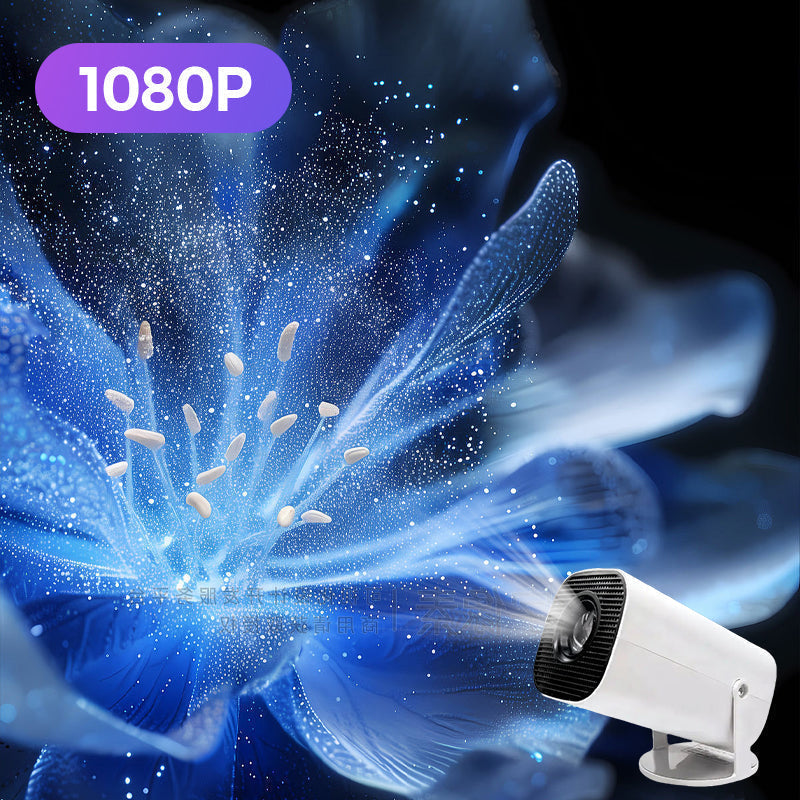 🎬 Äkta 1080P WiFi-projektor för filmkvällar hemma