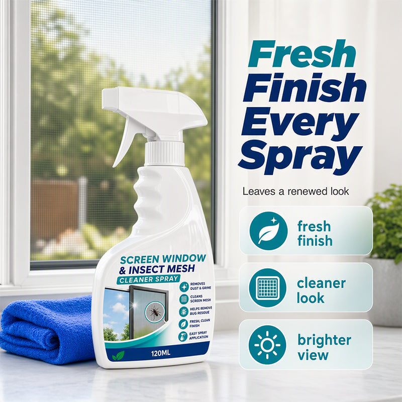 🪟 Rengöringsspray för fönster- och insektsnät – för en klarare vy