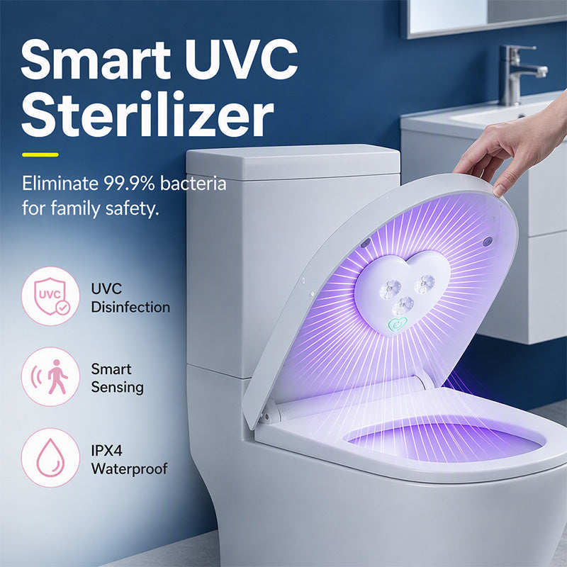 Smart UVC-steriliseringslampa för toalett