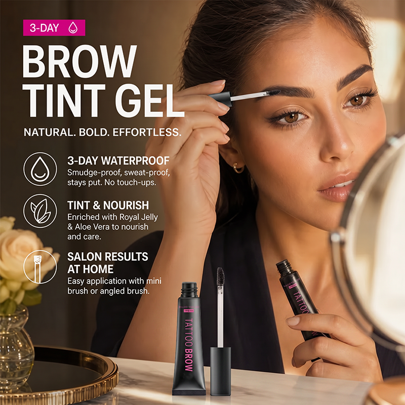 🎁 Specialerbjudande: Köp 1, få 1 gratis!💄 Långvarig vattenfast ögonbrynsgel