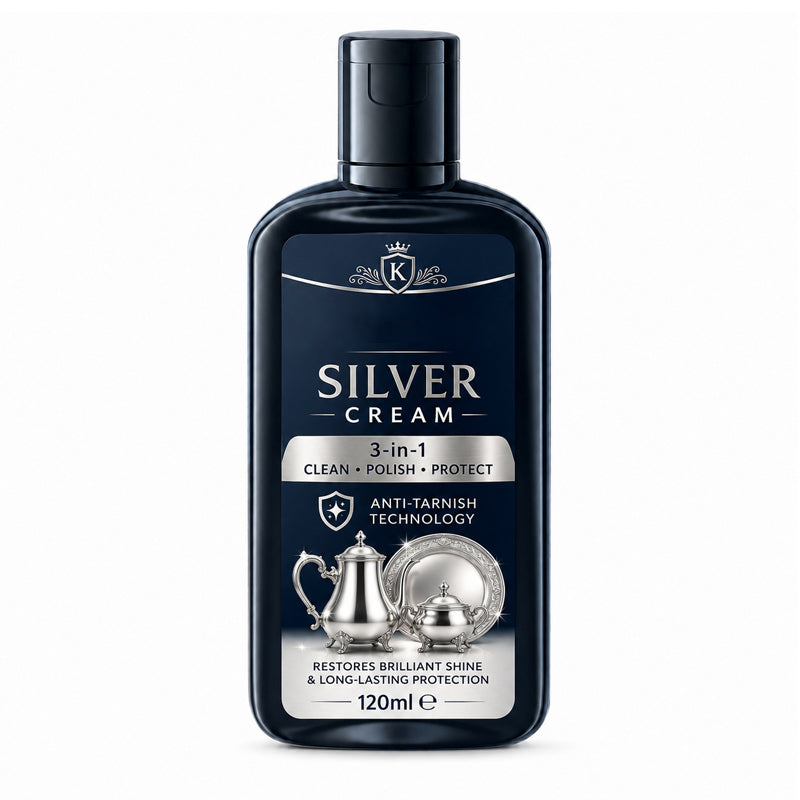 Silverputscreme mot missfärgning
