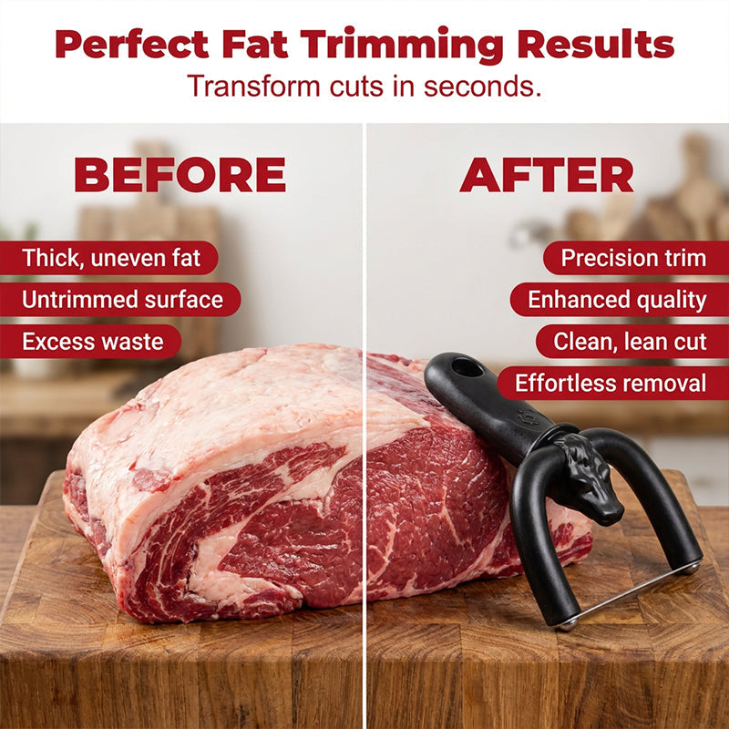 🥩 50% RABATT NU! Handhållen fettborttagare för nötkött & fläsk – U‑formad svärdhållare, rostfria blad & ergonomiskt grepp – perfekt för grillning, måltidsförberedelser och storkok 🍖🔪