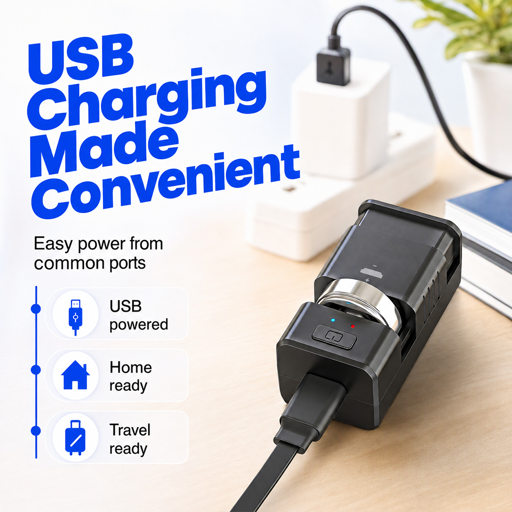 🎉2026 Rea — Portabel uppladdningsbar knappcellsbatteriladdare
