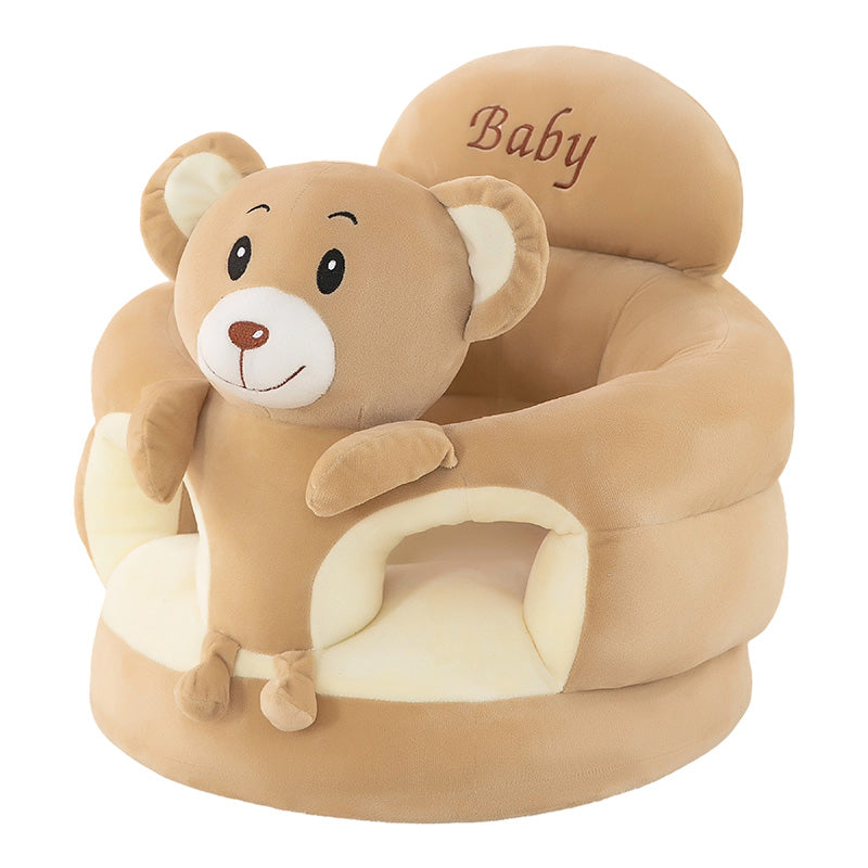 ✨50% RABATT NU! !✨🧸 Plysch Babystödsits – Ergonomisk, Stabil & Mjuk – Perfekt för Sittträning & Lek 🛋️