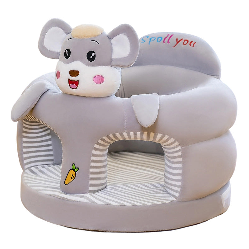 ✨50% RABATT NU! !✨🧸 Plysch Babystödsits – Ergonomisk, Stabil & Mjuk – Perfekt för Sittträning & Lek 🛋️