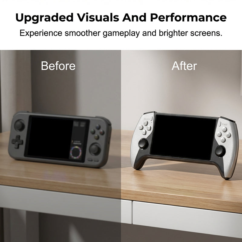 🎮Sista dagen – 50 % rabatt🕹️Handhållen spelkonsol – kampläge för 2 spelare, ergonomiskt grepp. 5″ HD-skärm, lång batteritid. Retrospel överallt! ✨🔋