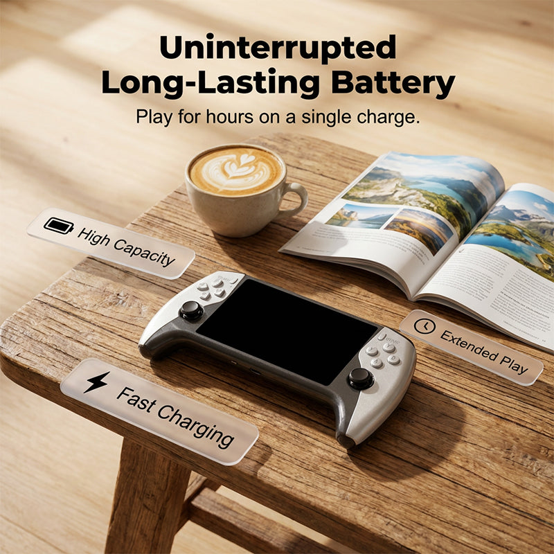 🎮Sista dagen – 50 % rabatt🕹️Handhållen spelkonsol – kampläge för 2 spelare, ergonomiskt grepp. 5″ HD-skärm, lång batteritid. Retrospel överallt! ✨🔋