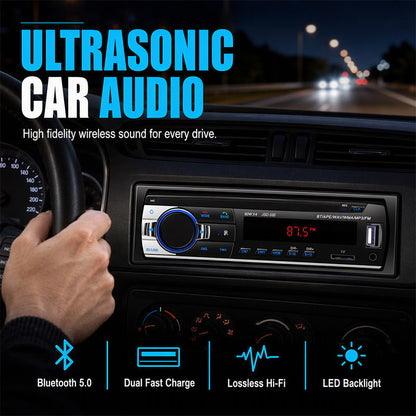 ⏳Begränsad tid: 50% rabatt⏰Bluetooth-bilradio🚗🎵