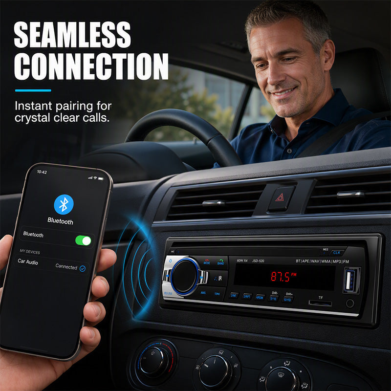 ⏳Begränsad tid: 50% rabatt⏰Bluetooth-bilradio🚗🎵