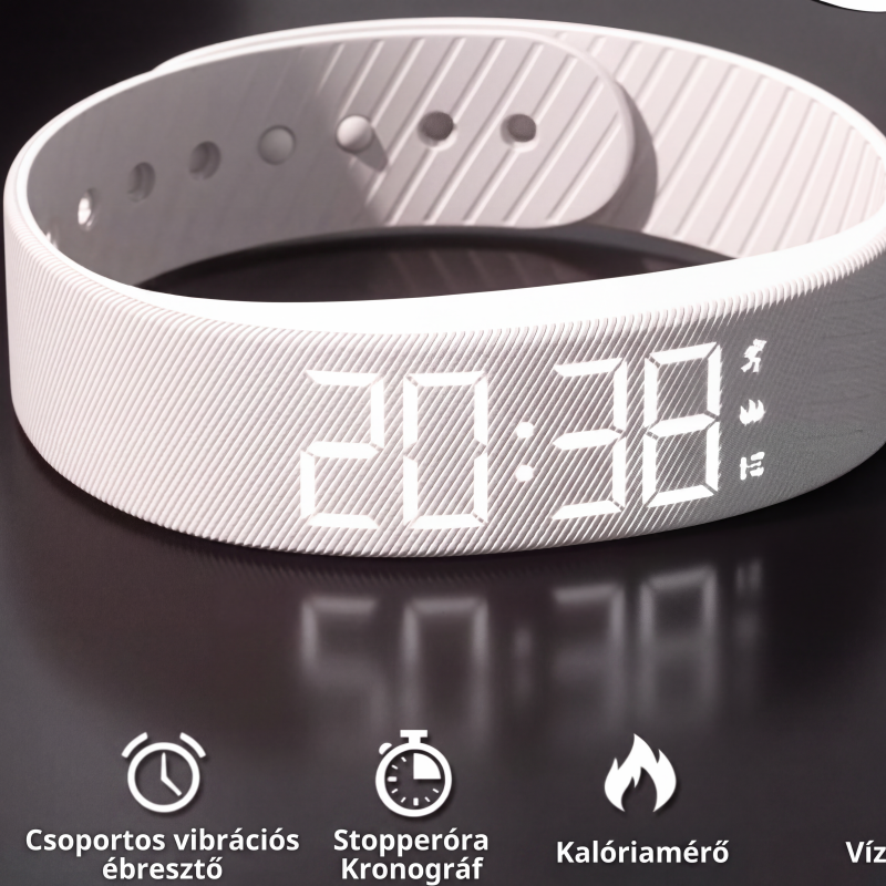 ⌚ SmartSense-aktivitetsmätare – mäter kroppstemperaturen. Vattentålig ner till 50 meters djup – perfekt för träning och vardag! 💪🔥
