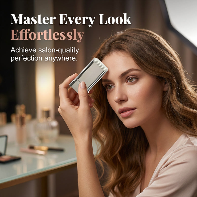✨ 50 % RABATT NU! 💇‍♀️ Bärbar Hårfinishstift med Kam – Fixar Flygiga Hårstrån & Ger Frisyren En Snyggare Finish 💕