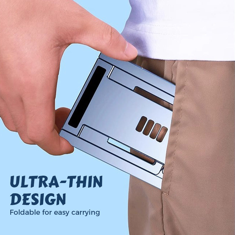 Thin Foldable Adjustable Phone Stand for Desk