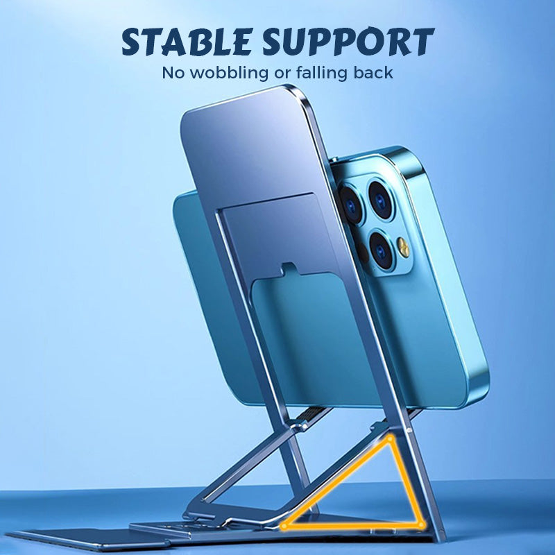 Thin Foldable Adjustable Phone Stand for Desk