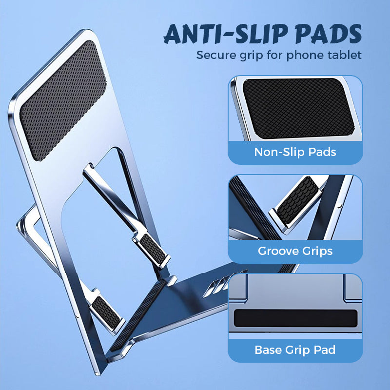 Thin Foldable Adjustable Phone Stand for Desk