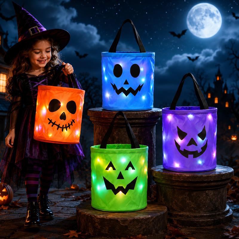 LED-ljus upp Halloween-godishink